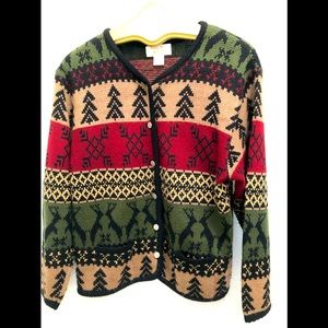 Vintage Bottom up cropped Cardigan